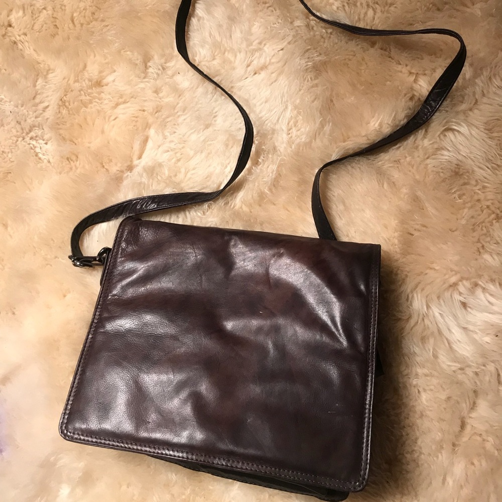 Real Leather small shoulder crossbody bag